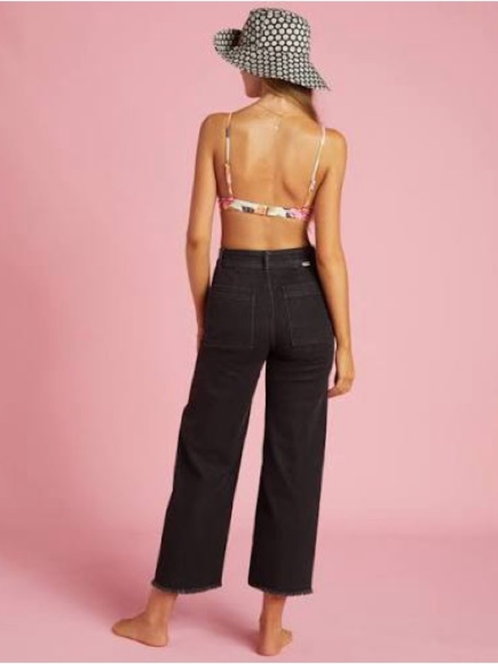 Billabong Free Fall Black High-Waist Wide-Leg Jeans - Picture 3 of 11